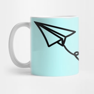 paper airplane Mug